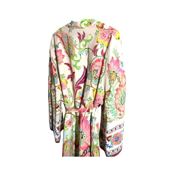 Zara dreamy lined robe with sash. NWOT - Picture 4 of 8